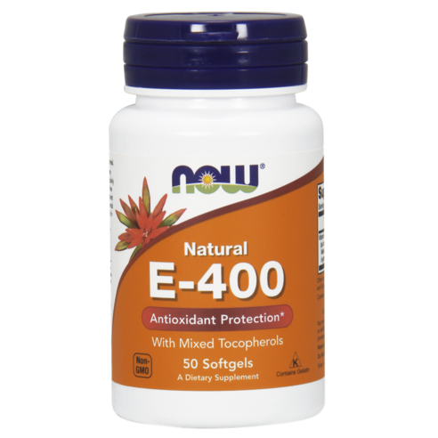 Now Foods E-400 소프트젤, 50개입, 1개