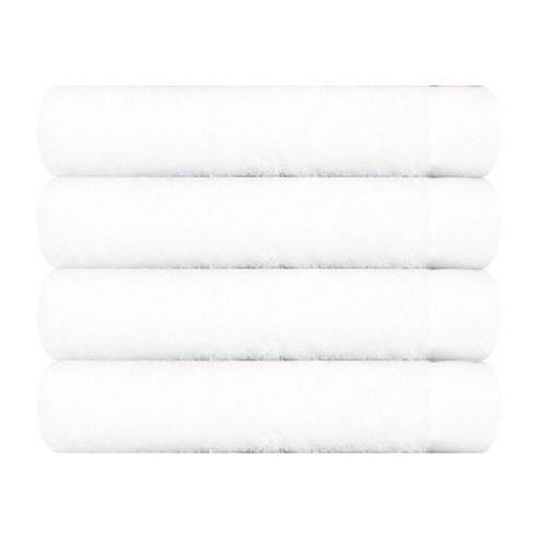 송월타월 마르쉘 호텔수건 180g 뱀부얀, 화이트, 4개입