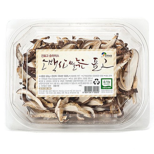 현재농원 건표고버섯 슬라이스, 60g, 1개