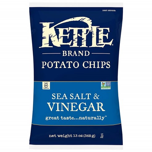 케틀브랜드 포테이토 칩, Sea Salt & Vinegar, 369g