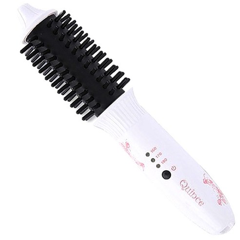 퀸스 무선 브러쉬 고데기, BB-07A, 화이트