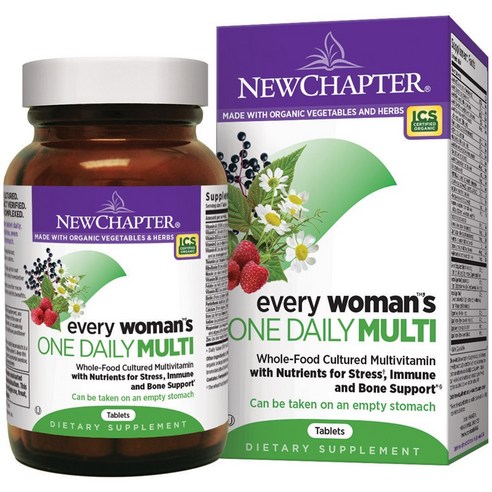 뉴챕터 에브리 우먼스 원 데일리 멀티비타민 타블렛 글루텐 프리, 1개, 48정