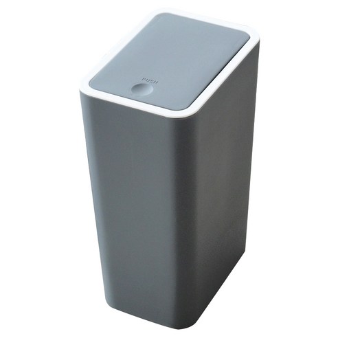 다룸 스마트 자동 센서 냄새 차단 쓰레기통 30L, 화이트, 1개 비스비바 톡 멀티빈 휴지통, 그레이