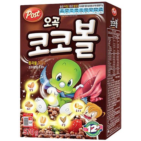 포스트 오곡 코코볼, 570g, 1개