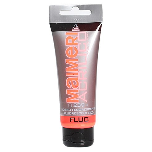 마이메리 아크릴리코 낱색 아크릴물감, 239 AM FLUORESCENT RED, 1개