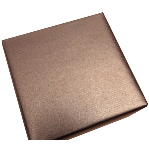 헬로우닝닝 종이 롤포장지 메탈롤 53cm x 20m, 밤색(R153), 1개