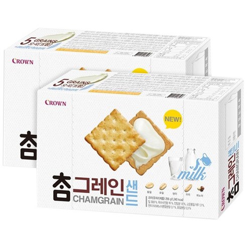 크라운 참그레인 샌드, 256g, 2개