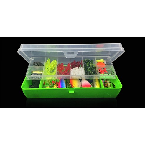  WEIHE 하드베이트 소프트베이트 민물루어미끼 세트, 혼합 색상, 250g, 1세트 