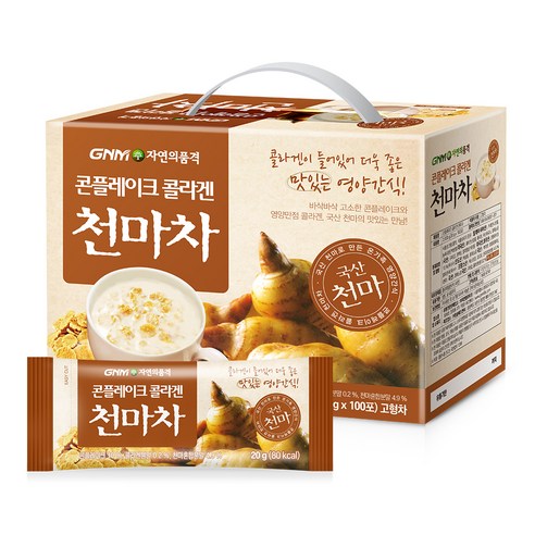 GNM자연의품격 콘플레이크 콜라겐 천마차, 20g, 100개입, 1개