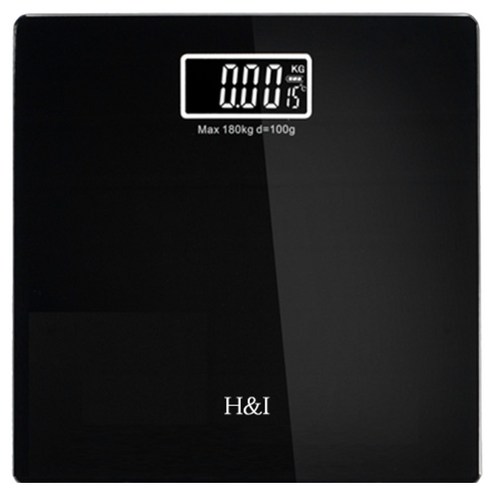 H&I 블랙백라이트 디지털 컬러 컬러체중계