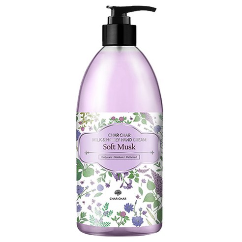 샤샤 밀크앤허니 핸드크림 소프트 머스크 500ml 2개세트