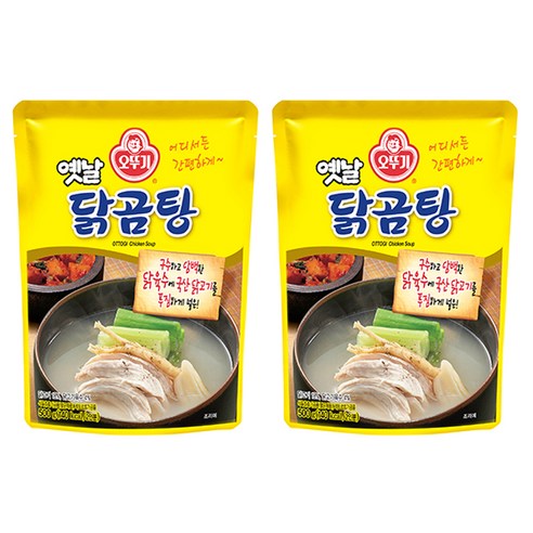 오뚜기옛날 즉석 닭곰탕, 500g, 2개