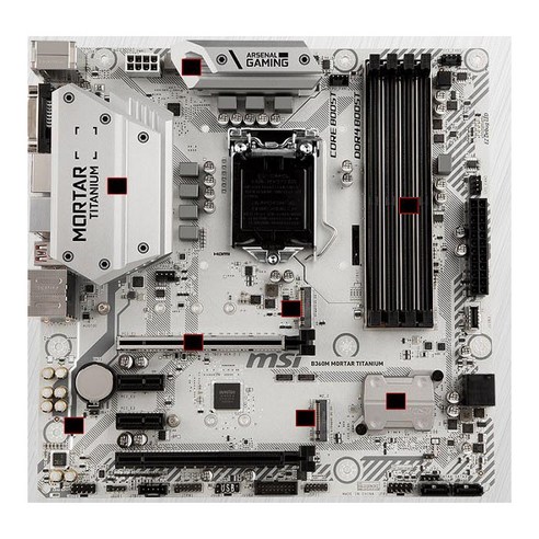 MSI B360M MORTAR TITANIUM CPU