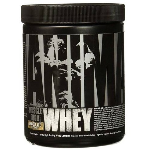 Universal Nutrition 애니멀 머슬 푸드 웨이 프로틴, 초콜릿 코코넛(Chocolate Coconut), 136.44g