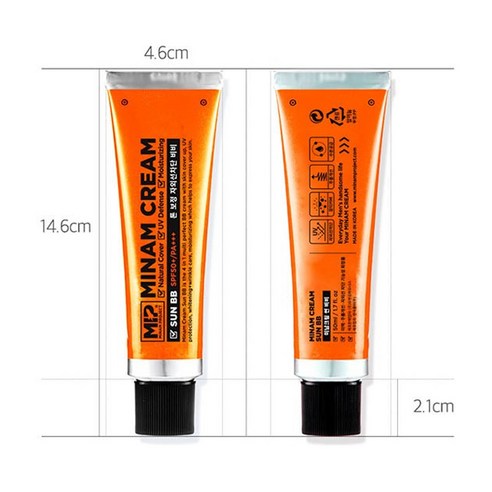 미프 미남크림 썬 비비 남성용 비비크림 SPF50+ PA+++ 50ml, 1개