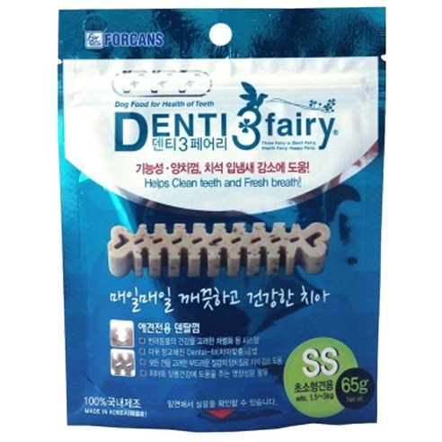 포켄스 반려견 덴티페어리 덴탈껌 SS 150g, 2개