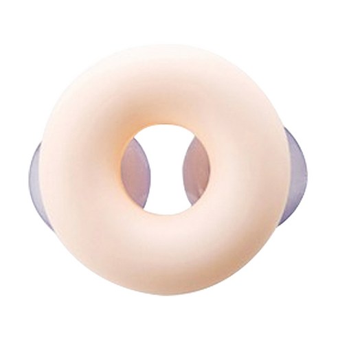 젊은이마켓 도넛 칫솔 거치대, 살구, 1개
