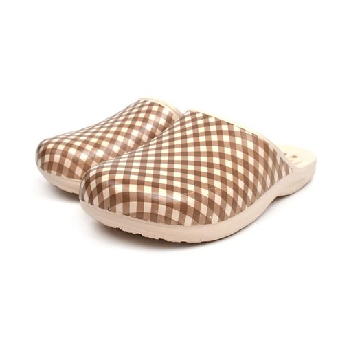 [갓슈] GODSHOE 실내 거실 욕실슬리퍼 사무실슬리퍼 브라운 15.체크욕실화