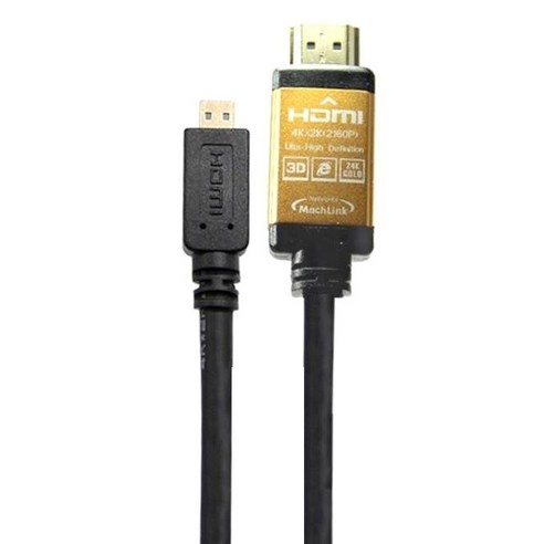 마하링크 마이크로 HDMI 2.0 ULTRA ML-H2C012 골드 케이블 1.2M, 1개의 최저가를 확인해보세요.