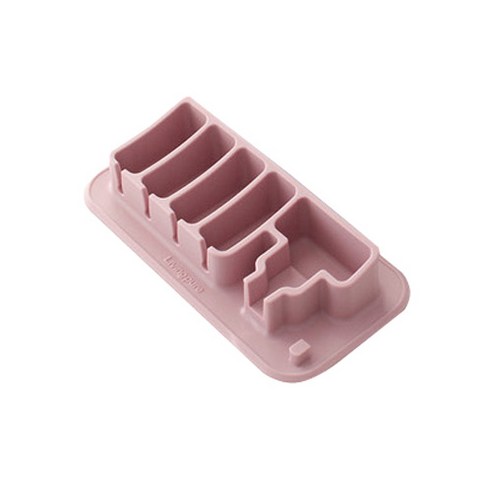 (국산) 파스텔 실리콘 칫솔꽂이 - 3color, 핑크, 1개