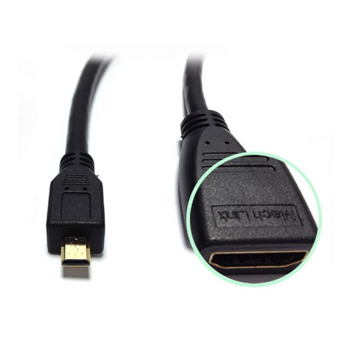 마하링크 HDMI to Micro HDMI 변환 젠더로 다양한 기기 연결의 편리함 향상
