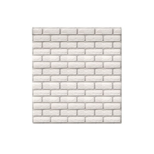 엘트리 더 리얼한 벽돌 브릭 폼블럭 100 x 100 x 1 cm, 화이트믹스, 1개