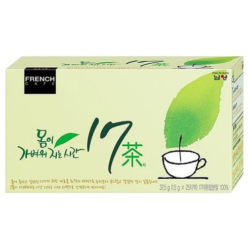 몸이 가벼워지는 시간 17차 티백, 1.5g, 50개
