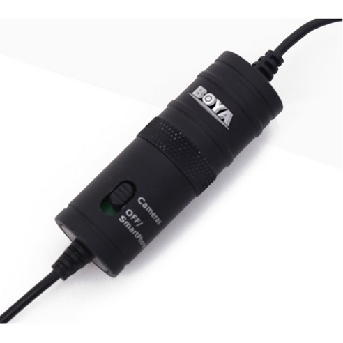 BOYA 무지향성 콘덴서 클립온 마이크: 스마트폰, DSLR 카메라, 캠코더를 위한 최적의 오디오 솔루션
