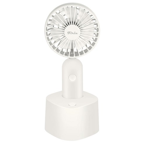 휘릭 4D 미니 휴대용 선풍기, FR-4DCW, 화이트