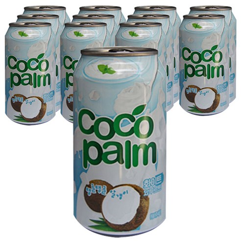 해태음료 코코팜 화이트요구르트 340ml, 12개