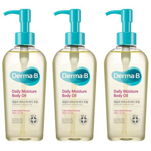 더마비 데일리 모이스처 바디오일 프레쉬 피치향, 200ml, 3개