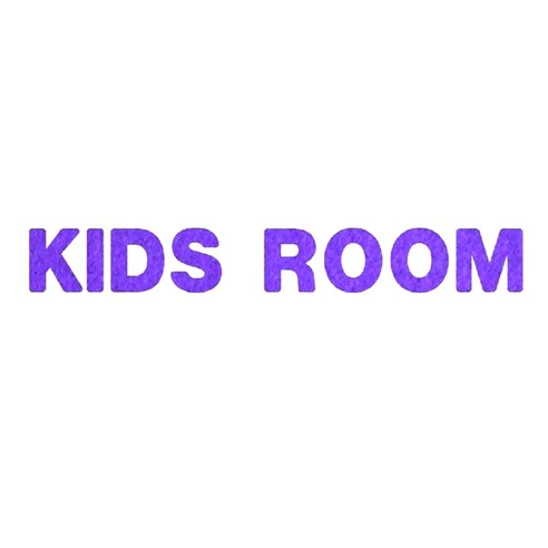 와니데코_접착이니셜 _KIDS ROOM, 퍼플