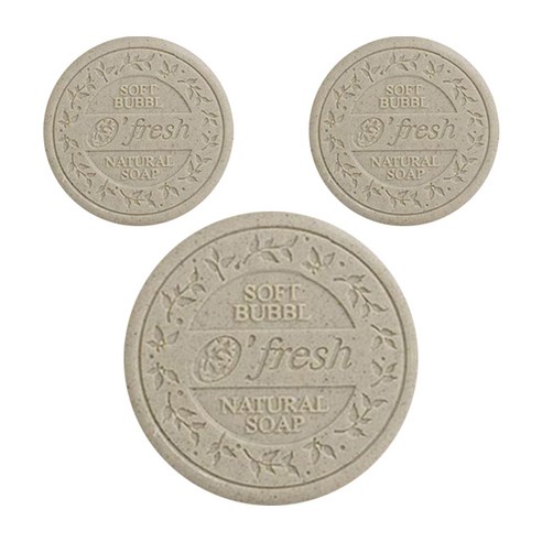 오프레쉬 내추럴 어성초 클렌징 비누, 100g, 3개