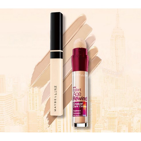 메이블린 뉴욕 에이지 리와인드 스틱 컨실러 6ml, 페어, 1개