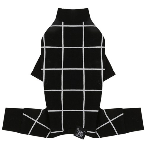 퍼피엔젤 북유럽 네모 애견 올인원 OR204, 블랙