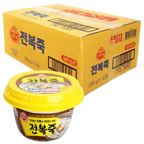 오뚜기 전복죽, 285g, 12개