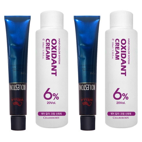 웰라 뉴콜레스톤 퍼펙트 퓨어컬러 염색제 80g + 산화제 100ml, 옐로우 10/3, 2세트