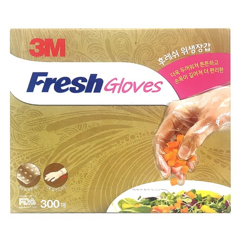 3M 후레쉬 장갑, 300매, 1개