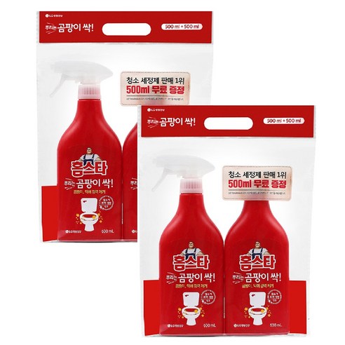 홈스타 뿌리는 곰팡이 싹 세정제, 500ml, 4개