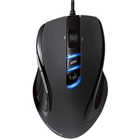 기가바이트 프로페셔널 레이저 게이밍 마우스 GM-M6980X, 러버 블랙