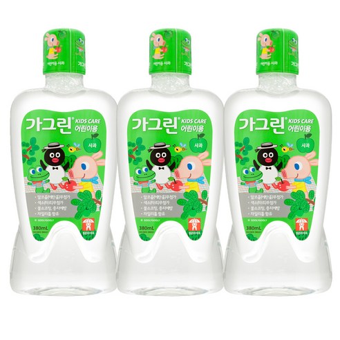 가그린 어린이용 사과향, 3개입