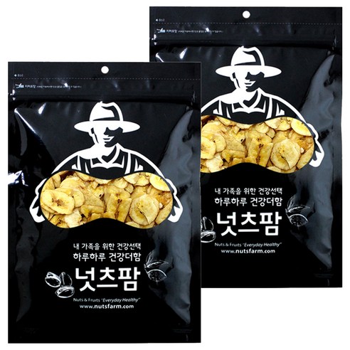 넛츠팜 바나나칩, 400g, 2개