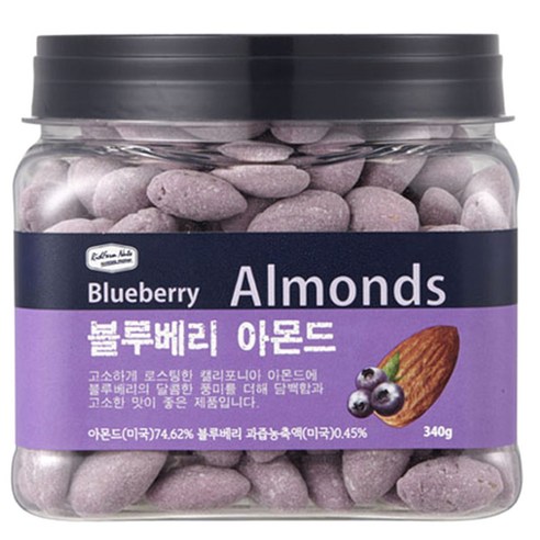 리치팜너트 블루베리아몬드, 340g, 1개