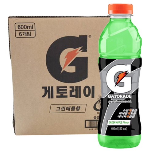 롯데칠성 게토레이 그린애플, 6개