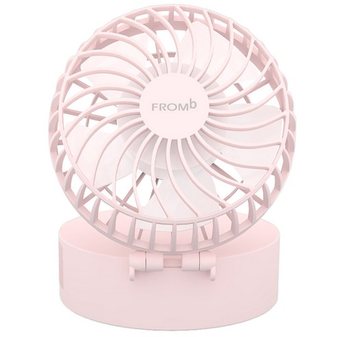 프롬비 핸즈프리 휴대용 선풍기 아이스볼, HF3201FST, INDI PINK