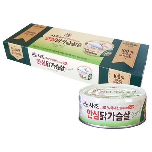 사조 안심 닭가슴살, 90g, 3개