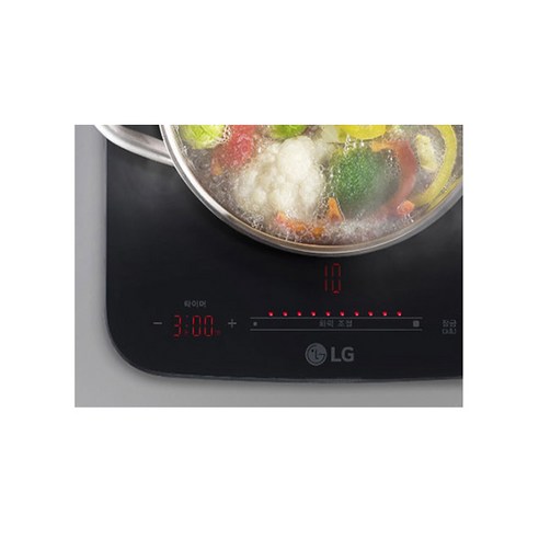 LG 디오스 포터블 인덕션 1구 전기레인지 HEI1V9: 편리하고 효율적인 요리 경험