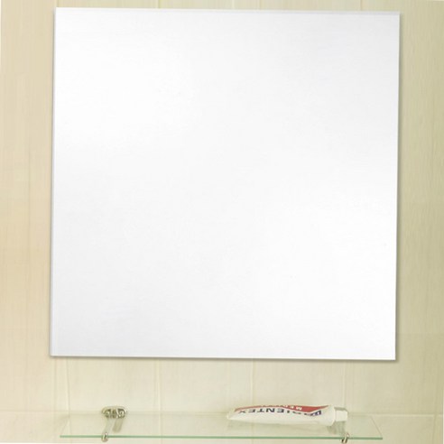 미소아이 욕실 벽거울 500 x 500 mm, 투명 욕실거울 미소아이 욕실 벽거울 500 x 500 mm, 투명 욕실거울