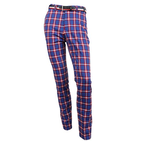 FEEL WOOD 하이체크 선염 허리자동밴드바지 CPFD3005 38 CPFD3005_블루, 블루