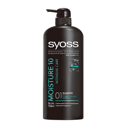사이오스 모이스쳐10 인텐시브 케어 샴푸, 750ml, 1개